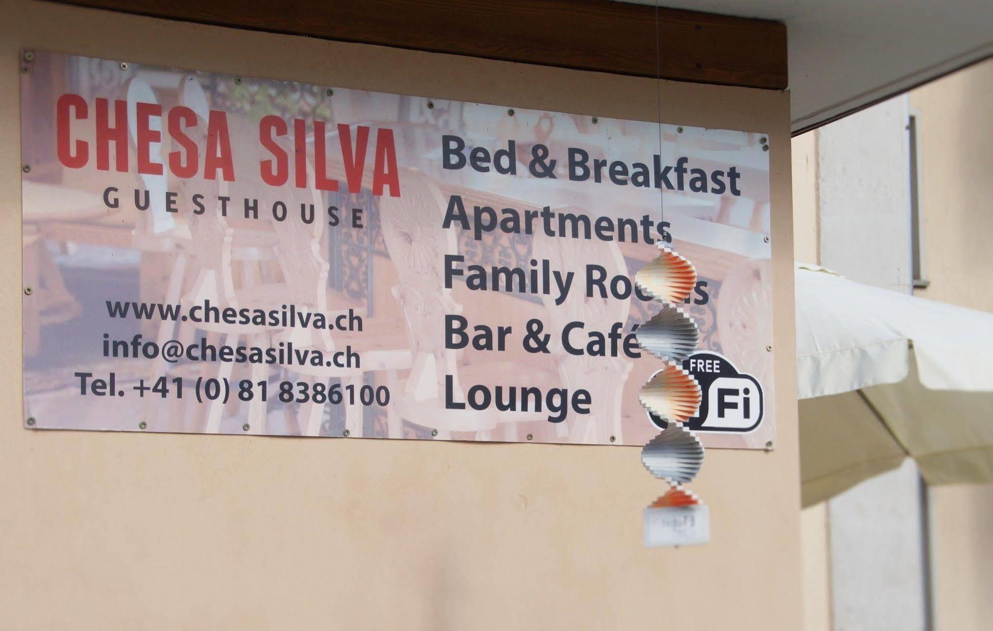 Guesthouse + Aparthotel Chesa Silva Silvaplana Exterior photo